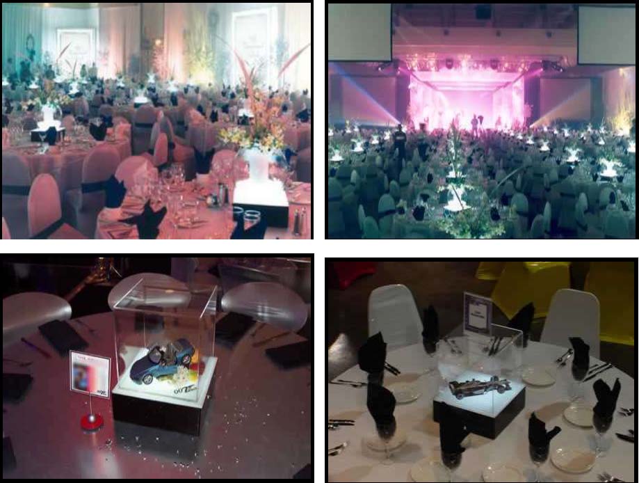 audio video & lighting - centerpieces - light boxes